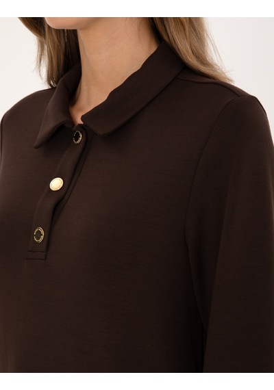 Pierre Cardin Kadın Kahverengi Elbise Örme 50315895-vr029 Kahverengi