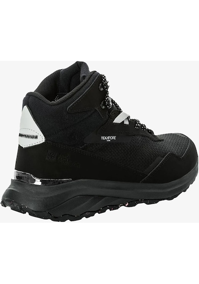 Jack Wolfskin Dromoventure Texapore Mid W Kadın Siyah Outdoor Bot 4059651-6350 Siyah