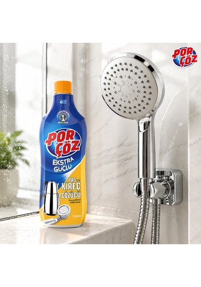 Porçöz Pas Ve Kireç Çözücü 1000 Ml X4 4'lü Set