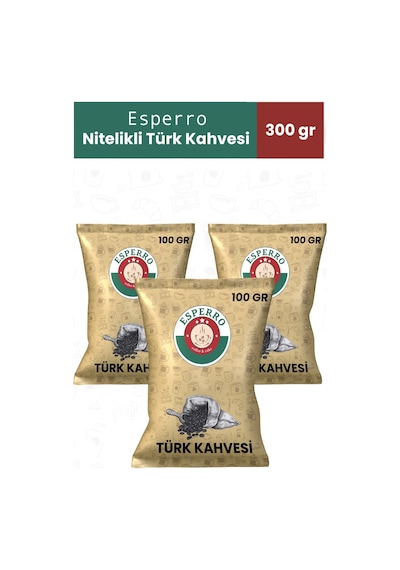 Esperro Nitelikli Türk Kahvesi 3 x 100 G