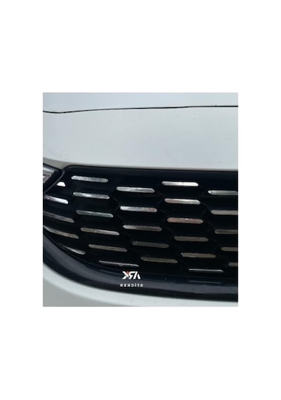 Egea Sedan Ön Panjur Sticker Seti Krom Şablonlu Abanoz