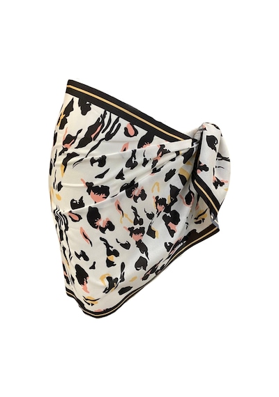Tarzını Seç Kısa Pareo - Leopar Model 150x50 Cm Çok Renkli