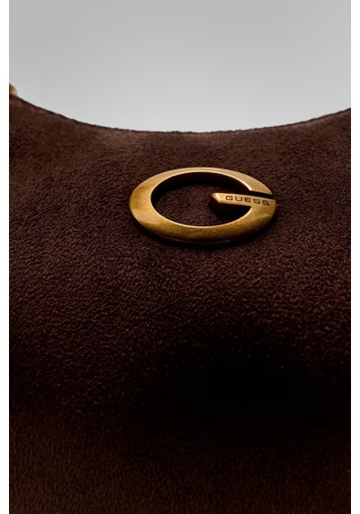 Guess Allegra Süet Kadın Omuz Çantası Hwsg2237180 Kahve