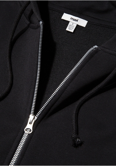 Mavi - Fermuarlı Siyah Sweatshirt 1610221-900