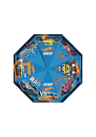 Lisanslı Bardaklı Figürlü Unisex Çocuk Şemsiyesi Hotwheel