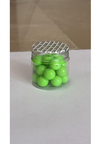 Peynir Kokulu Yapay Yüzen Balık Yemi Yapay Yem Power Float Bait Yeşil 14mm