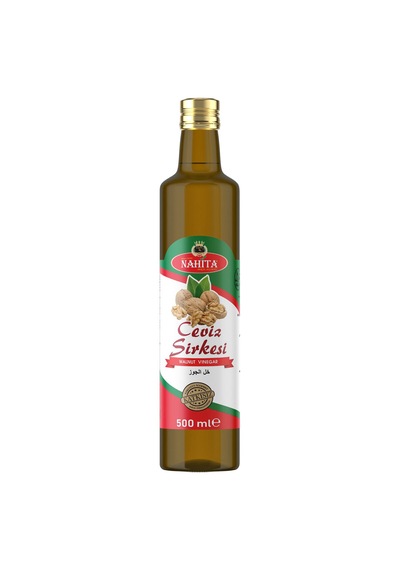 Nahita Ceviz Sirkesi 500 Ml - %100 Doğal Katkısız Fermente Cam Şişe