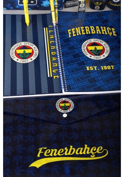 Lisanslı Fenerbahçe Full Kırtasiye Seti Kamuflaj Büyük Boy Lise Okul Çantası,kalem Çantası Ve 500 Ml Çelik Termos Seti Diğer