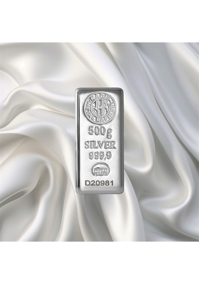 500 Gr Nadir Gümüş Külçe