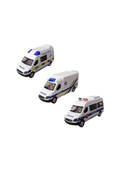Sesli Işıklı Çek Bırak Polis Set - Fy5058sabc-12d
