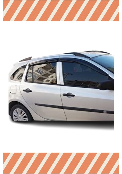 Renault Clio 3 Stw 2006-2012 Modellerine Özel 4'lü Mügen Tip Cam Rüzgarlığı