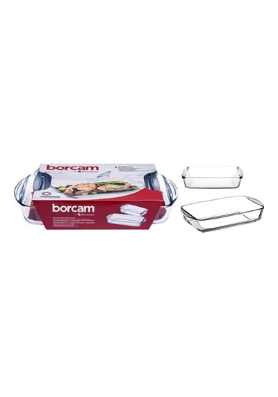 Paşabahçe 2 Li Dikdörtgen Borcam Seti - Borcam Fırın Tepsisi 159190