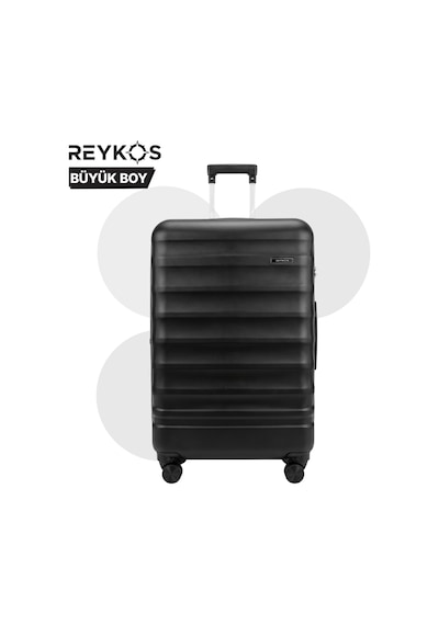 Reykos Rey-way Siyah Büyük Boy Valiz
