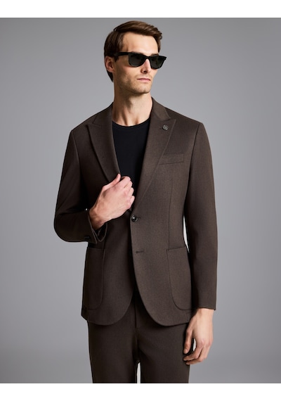 Pierre Cardin Kahverengi Slim Fit Ceket 50333428-vr029