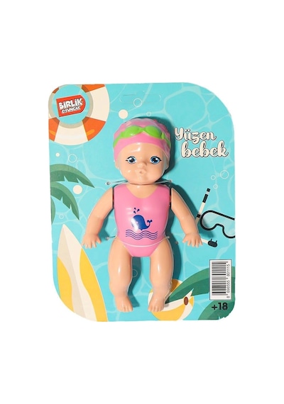 Urt031-001 Kartela Yüzen Bebek