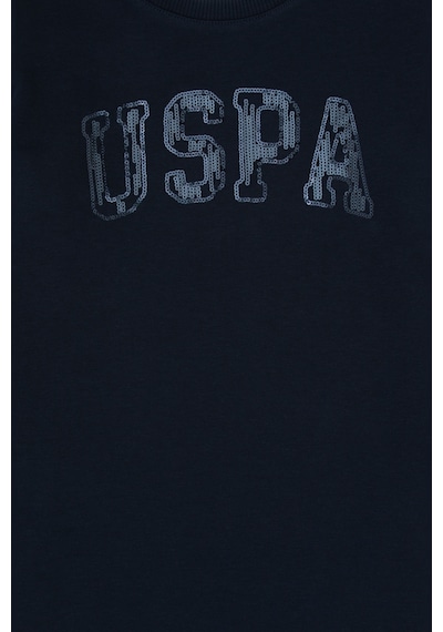 U.S. Polo Assn. Kız Çocuk Lacivert Payet İşlemeli Sweat Örme Elbise 50315624-VR033 U.S. Polo Assn. Kız Çocuk Lacivert Payet İşlemeli Sweat Örme Elbise 50315624-VR033