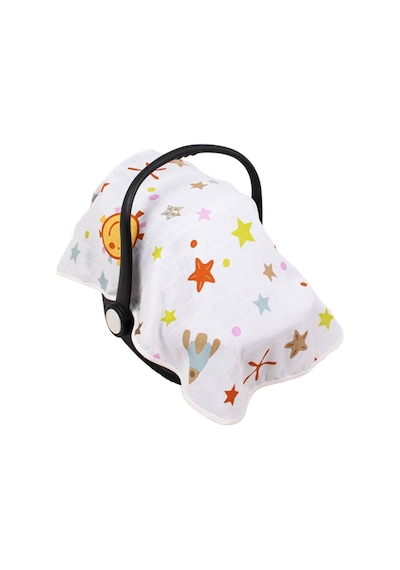 Sevi Bebe 488 Çok Fonksiyonlu Organik Müslin Örtü 95 X 85 Cm Pembe