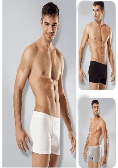 Tutku Erkek Karışık Renk 3 Lü Likralı Boxer Çok Renkli