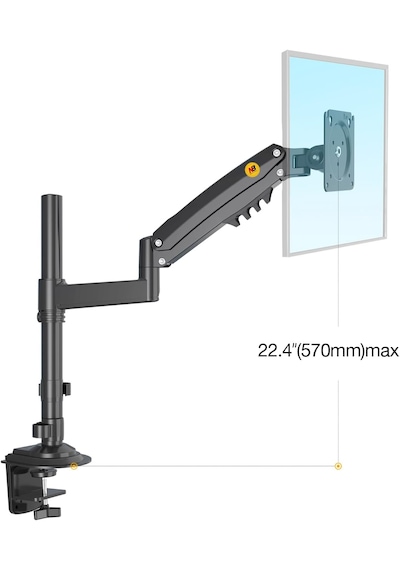 North Bayou NB H100 Amortisörlü Tek Kol Monitör Standı