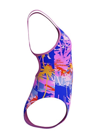 Speedo Speedo Alov Dıgı Vbk 1pc Jf Blue/pınk Kız Çocuk Mayosu 8-1284618199 Mavi Mavi