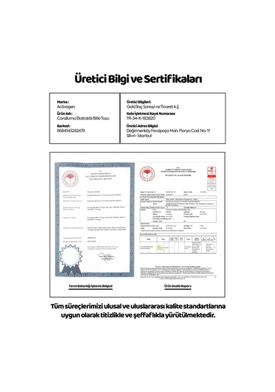 Caralluma Ekstraktlı Bitki İçeren Detox Tozu 1 Aylık - 832905451