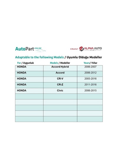 Honda Accord Hybrid Cr-v Cr-z Civic İçin Tampon Klips - 10 Adet 1 Adet / Siyah