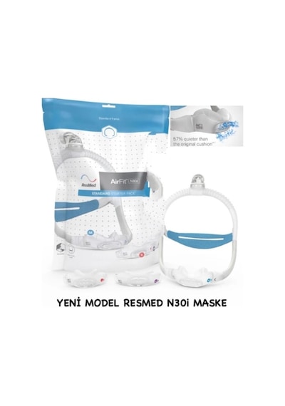 Resmed Airfit N30i Silikonlu Cpap Maskesi