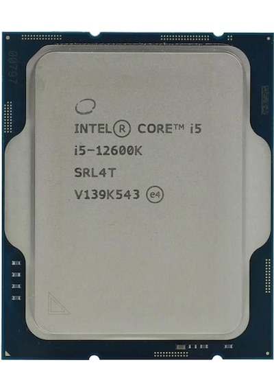 Intel Core İ5 12600k 20mb 10çekirdekli O/b Uhd Vga 1700p 125w Kutusuz+fansız