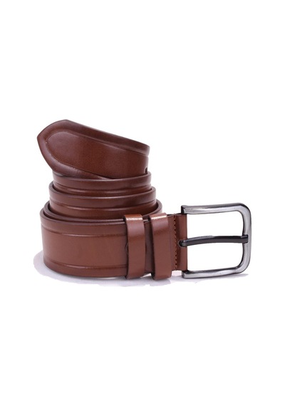 Dagoster DMK26-454 Taba 4.5 CM Suni Deri Erkek Kemer Taba