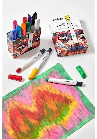 Carioca Plus Art Crayon Boya 12li Sert Kutu Çok Renkli