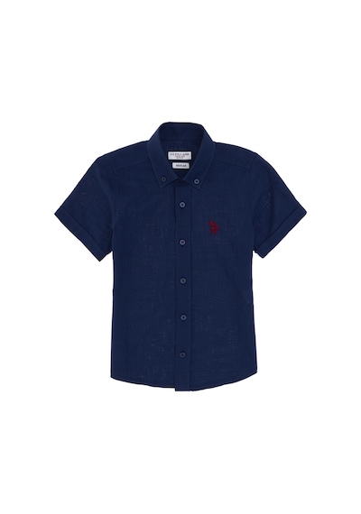 U.s. Polo Assn. Erkek Çocuk Lacivert Gömlek Kısa Kollu 50306567-vr033 Lacivert