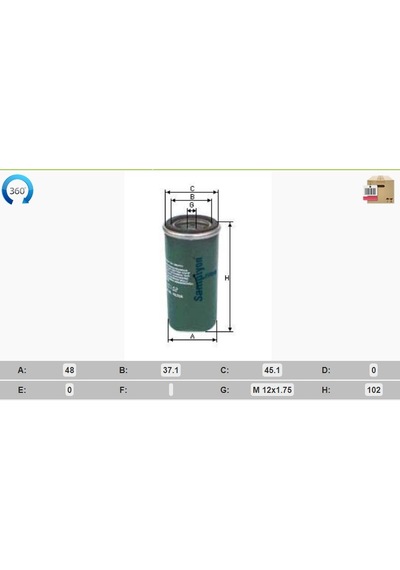 CS 0018 M ŞAMPİYON MARKA YAKIT FİLTRESİ