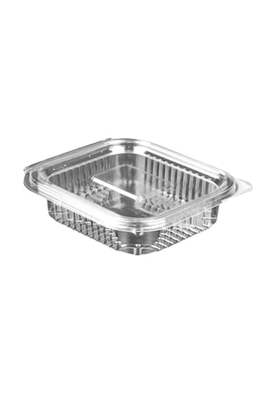 Kullan At Plastik Kilitli Şeffaf Düz Kapaklı Gıda Sakalam Kabı Sızdırmaz Kap 50 x 150 G