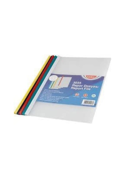3035 A4 Boy Sıkıştırmalı 5li Rapor Dosyası