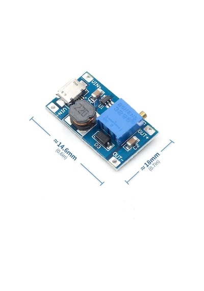 Mt3608 2a Yükselteç Dc-dc Aşamalı Güç Modülü Micro Usb Çıkışlı Çok Renkli