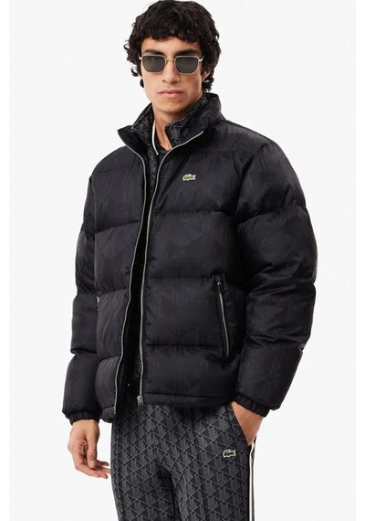 Lacoste Men S Waterrepellent Monogram Jacquard Down Black Jacket Erkek Suitici Mont Siyah Siyah Lacoste Men S Waterrepellent Monogram Jacquard Down Black Jacket Erkek Suitici Mont Siyah Siyah