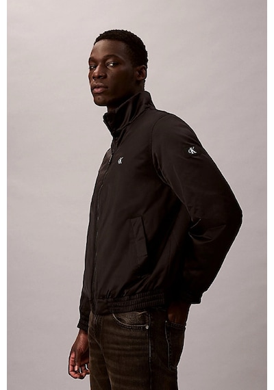 Calvin Klein Uzun Kollu Dolgulu Harrington Erkek Siyah Ceket Lv04rc516g-ub1 Siyah