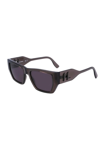 Karl Lagerfeld Kl6123s 020 54 Unisex Dikdörtgen Şeffaf Füme Kemik Güneş Gözlüğü