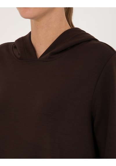 Pierre Cardin Kadın Kahverengi Sweatshirt 50314972-vr029 Kahverengi