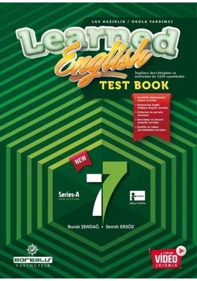 Borealis Yayınları Learned 7 Test Book Yeni Nesil Sorular