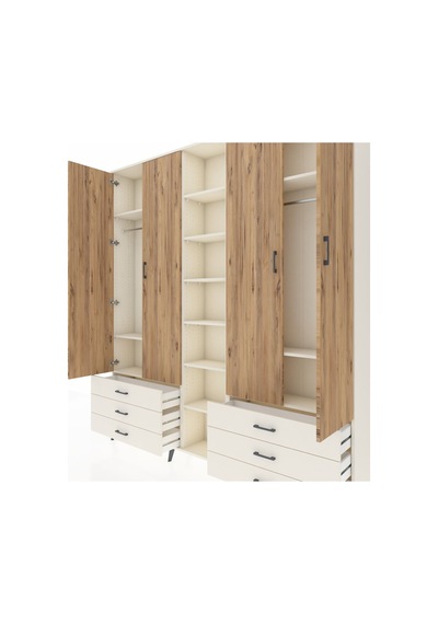 Arges Dolap 13 Raflı 6 Çekmeceli 2 Askılı 220x30x243 Aytaşı-çam/aytaşı Atlas Çam/aytası Arges Dolap 13 Raflı 6 Çekmeceli 2 Askılı 220x30x243 Aytaşı-çam/aytaşı Atlas Çam/aytası