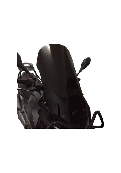 GP Kompozit Honda CBF150 2005-2017 Uyumlu Ön Cam Siyah 52 cm