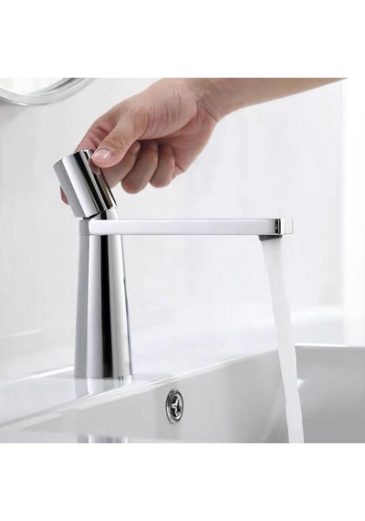 Arco Kısa Lavabo Bataryası Parlak Krom