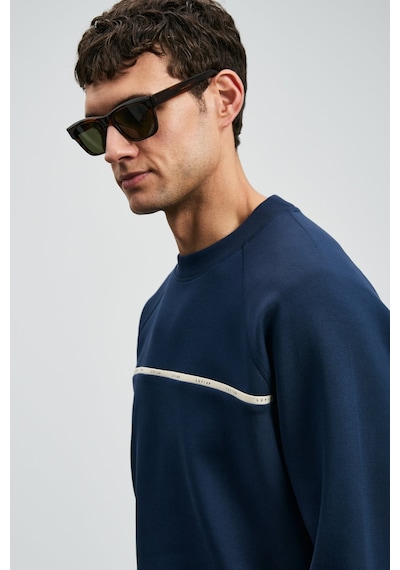 Lufian Erkek Cosmo Sweatshirt 112030181 Lacivert Lacivert