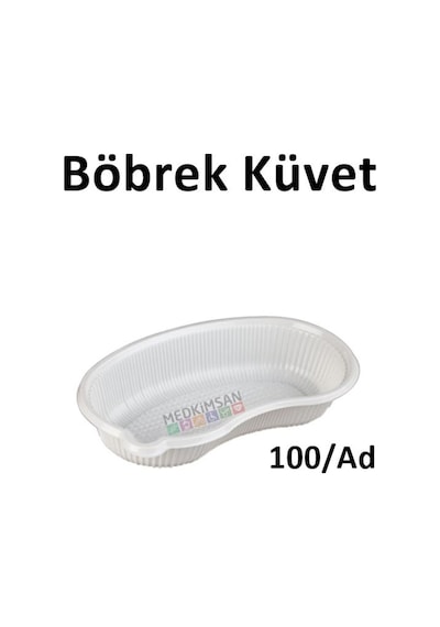 Böbrek Küveti Plastik Kullan At 100 Ad