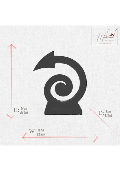 Zarif Mermer Spiral Ok Lambası - Ev Ve Ofis İçin Modern Aydınlatm