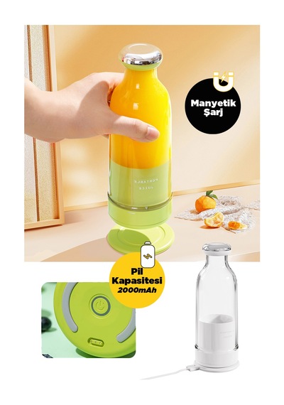 Wrapsol Smoothie Blender 300ml Beyaz