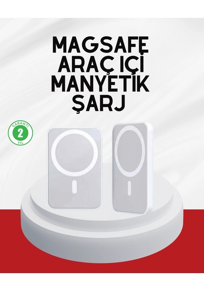 Hubrendy Tekno Şık Tasarımlı Magsafe Araç Telefon Tutucu Type-c Girişli Diğer