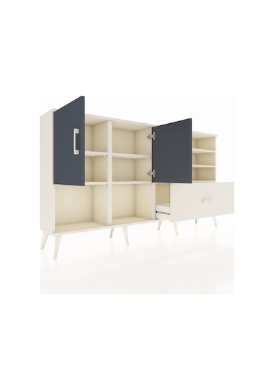 Arges Konsol 7 Raflı Tek Çekmeceli 2 Kapaklı 176x30x99 Aytaşı-antrasit/aytaşı Antrasıt/aytası - Aytası Arges Konsol 7 Raflı Tek Çekmeceli 2 Kapaklı 176x30x99 Aytaşı-antrasit/aytaşı Antrasıt/aytası - Aytası