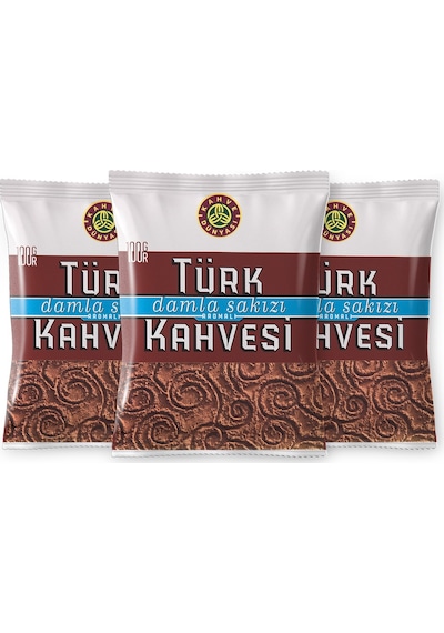 Kahve Dünyası Damla Sakızı Aromalı Türk Kahvesi 3 x 100 G